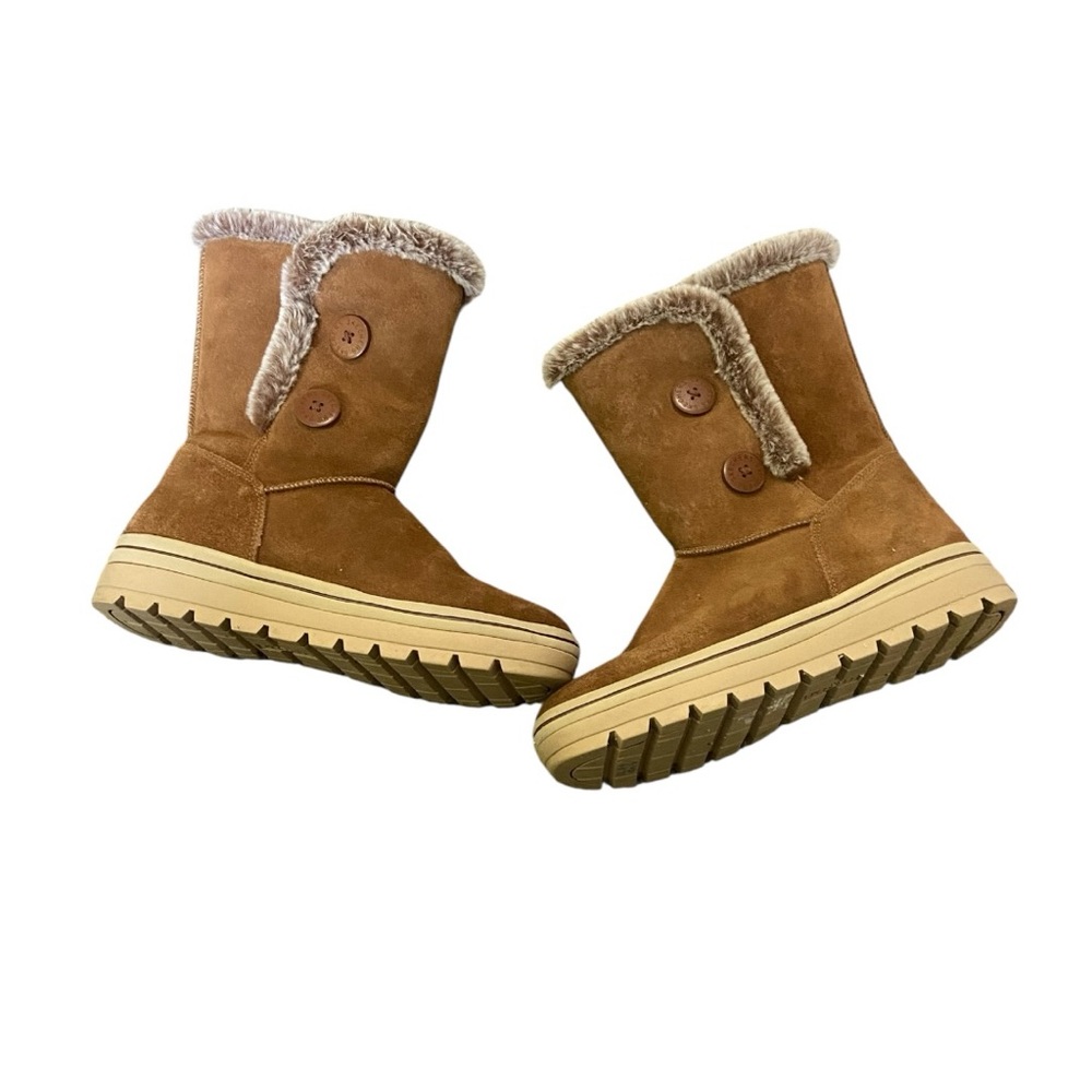 Skechers womens Street Cleats Double Button Boot ❤️ SZ 7 - Picture 2 of 7